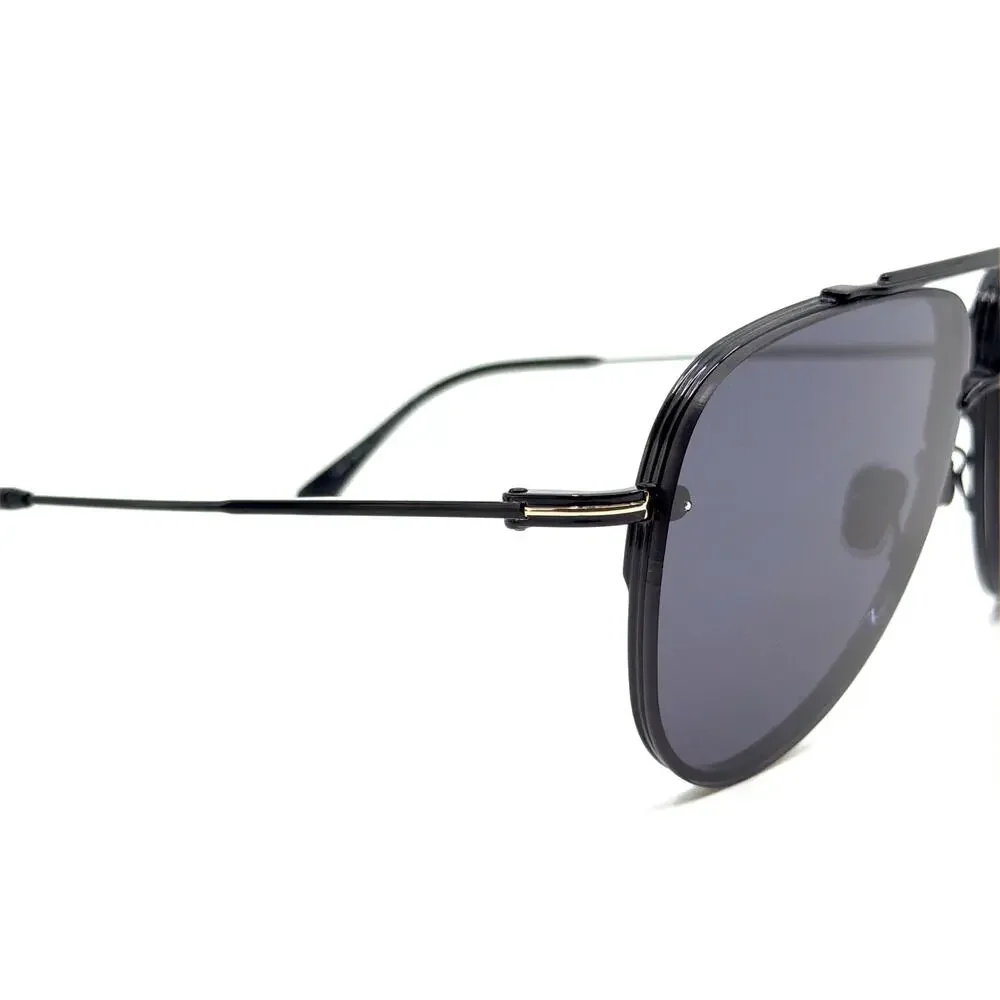 New, TOM FORD Leon Sunglasses TF1071 01A Authentic
